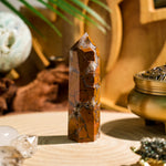 Indonesian Agate Point-Helmsman Crystal