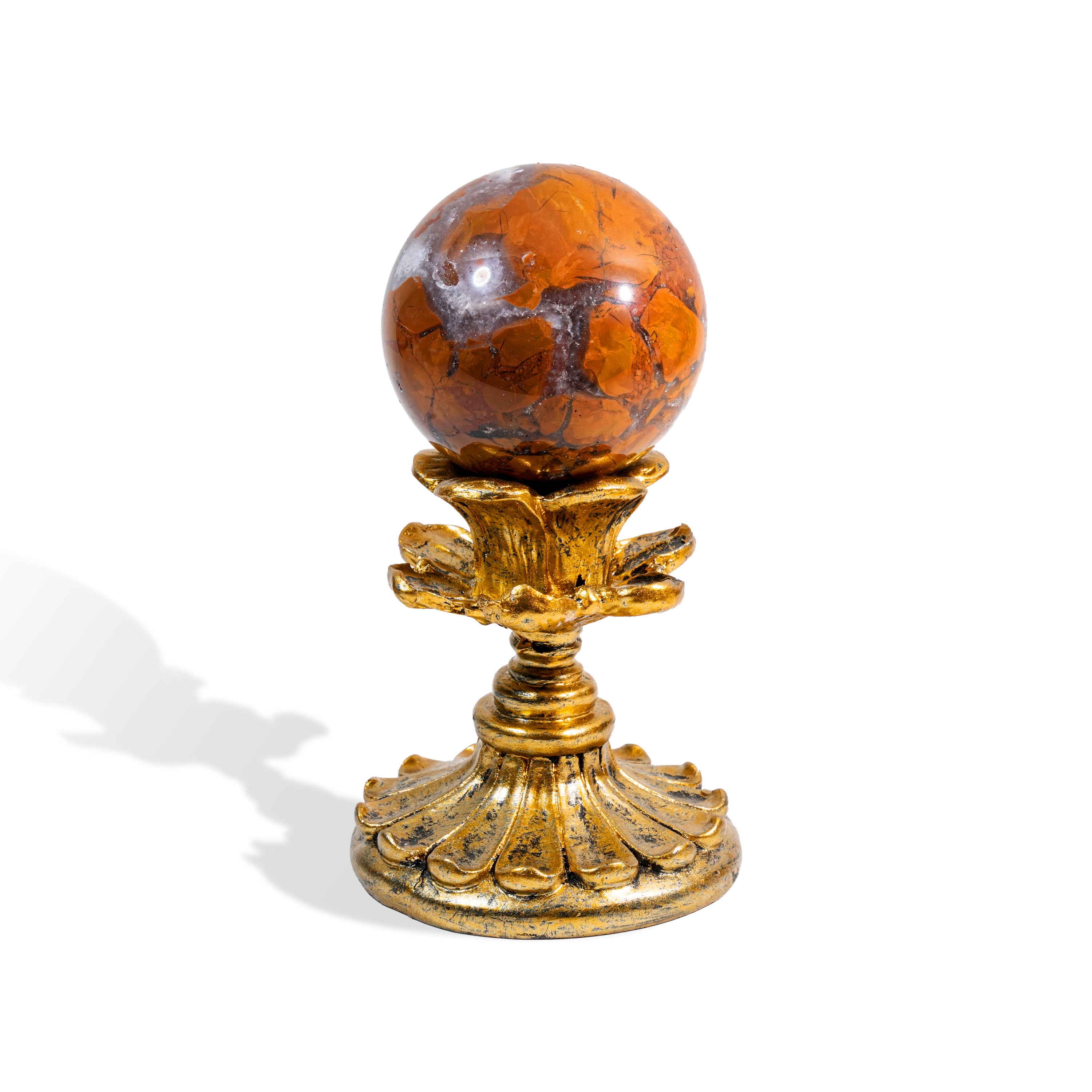 Indonesian Agate Sphere-Helmsman Crystal