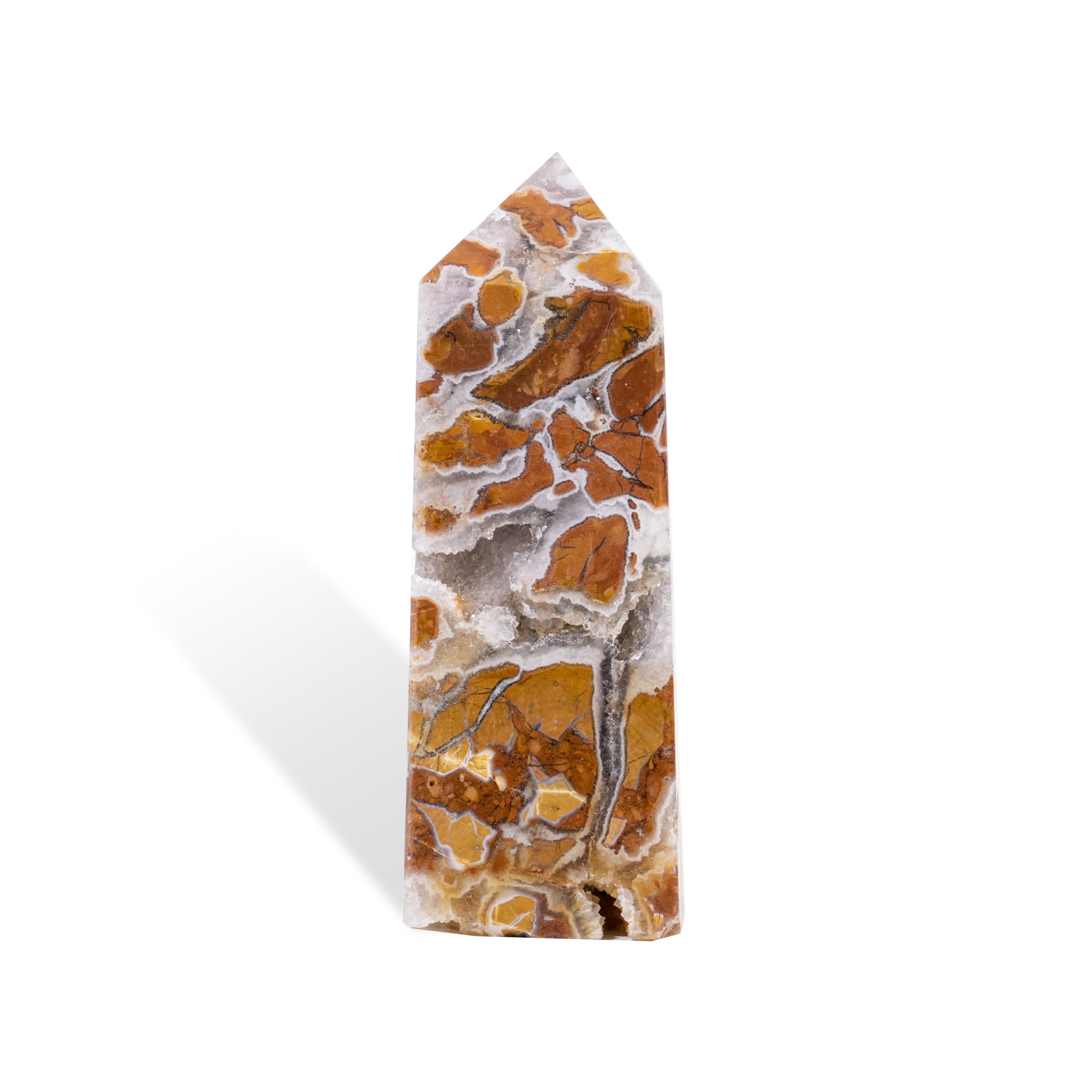 Indonesian Agate Tower-Helmsman Crystal