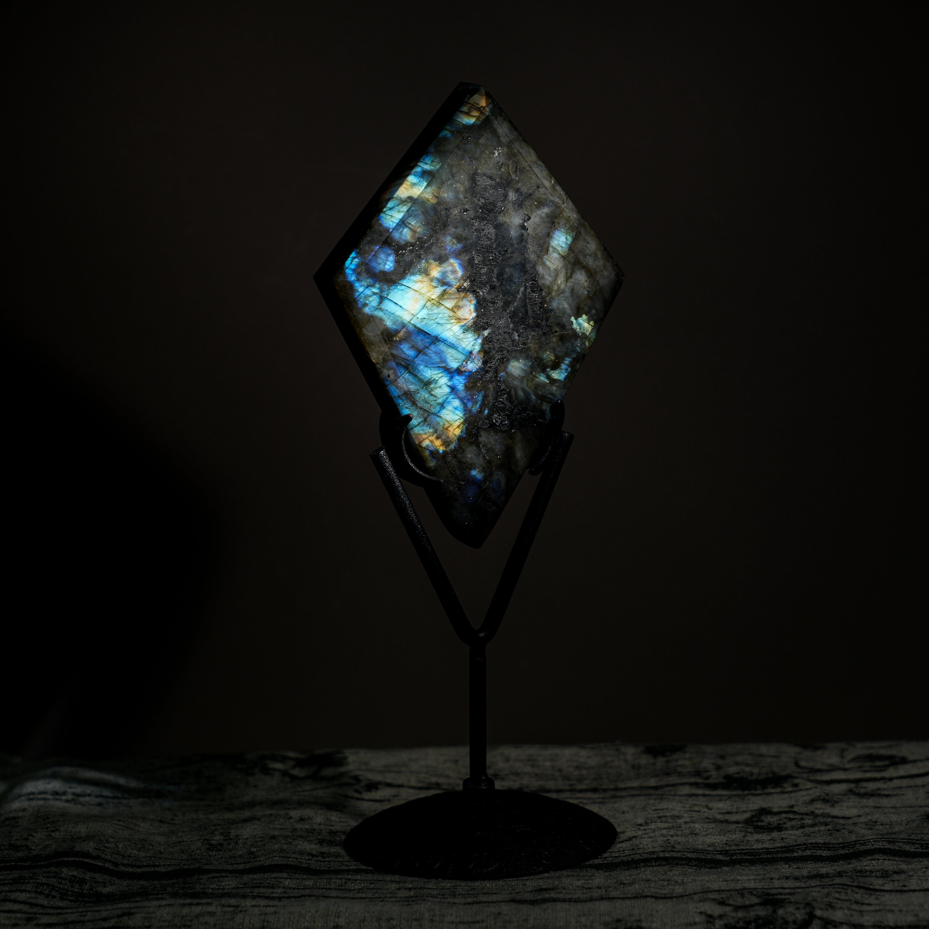 Labradorite Diamond-Helmsman Crystal