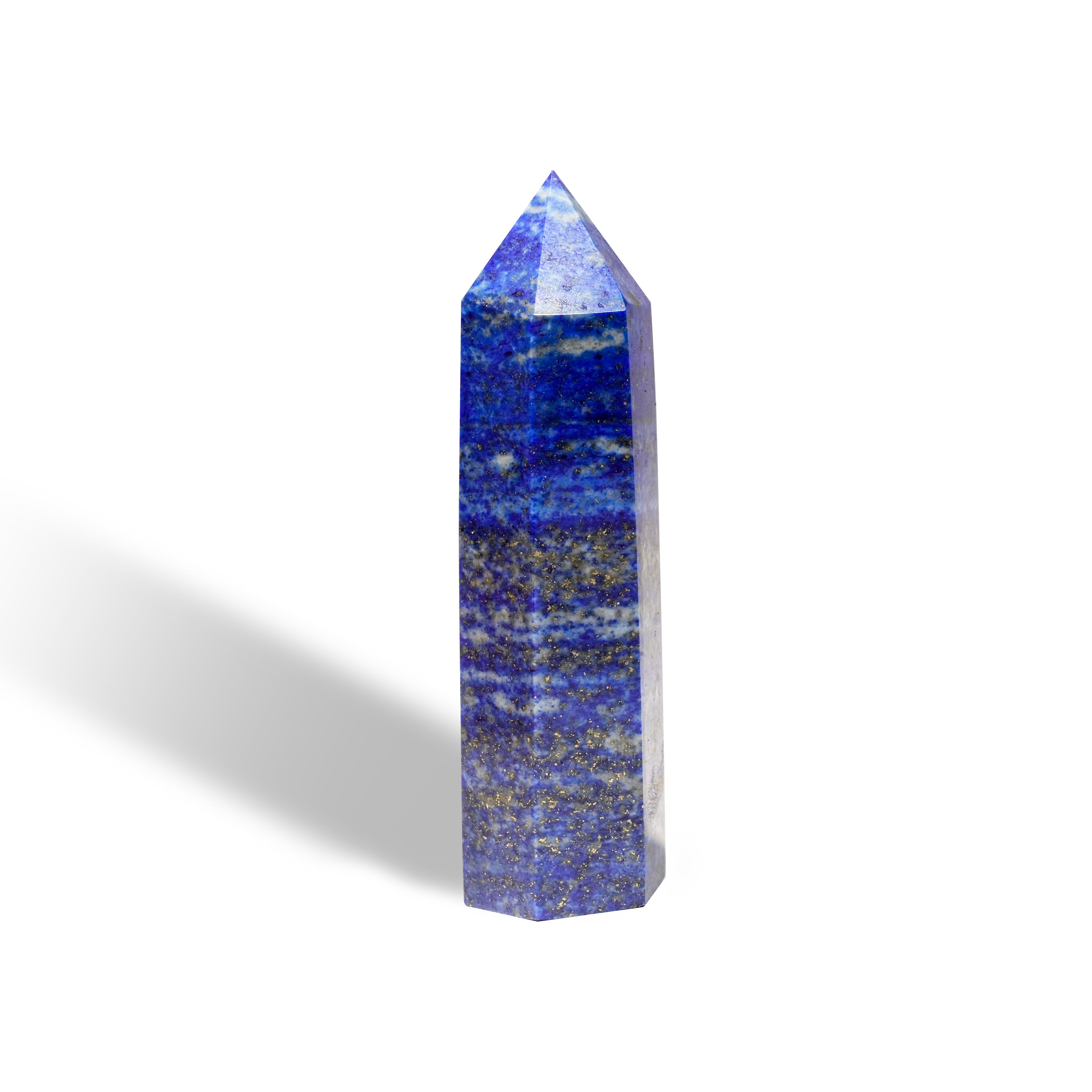 Laipis Lazuli Point-Helmsman Crystal