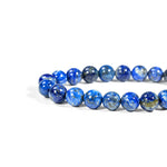 Lapis Lazuli Beaded Bracelet-Helmsman Crystal
