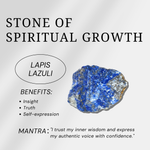 Lapis Lazuli Flame Freeform-Helmsman Crystal