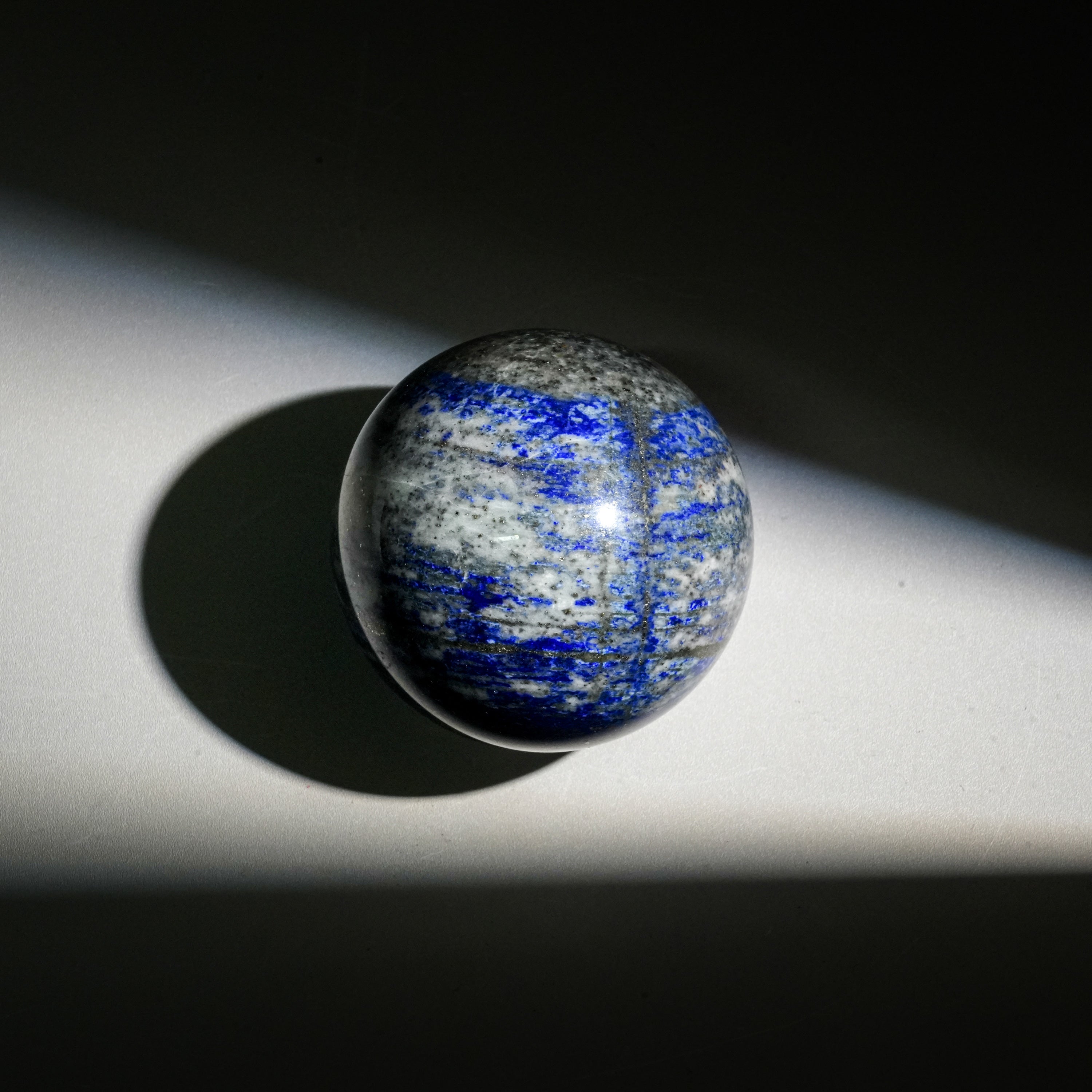 Lapis Lazuli Sphere-Helmsman Crystal