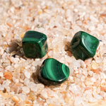 Malachite Tumbled Stone Set-Helmsman Crystal