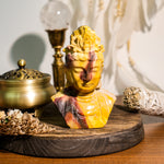 Mookaite Jasper Avalokitesvara Head Carving-Helmsman Crystal