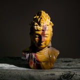 Mookaite Jasper Avalokitesvara Head Carving-Helmsman Crystal