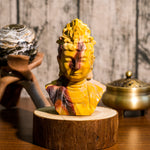 Mookaite Jasper Avalokitesvara Head Carving-Helmsman Crystal