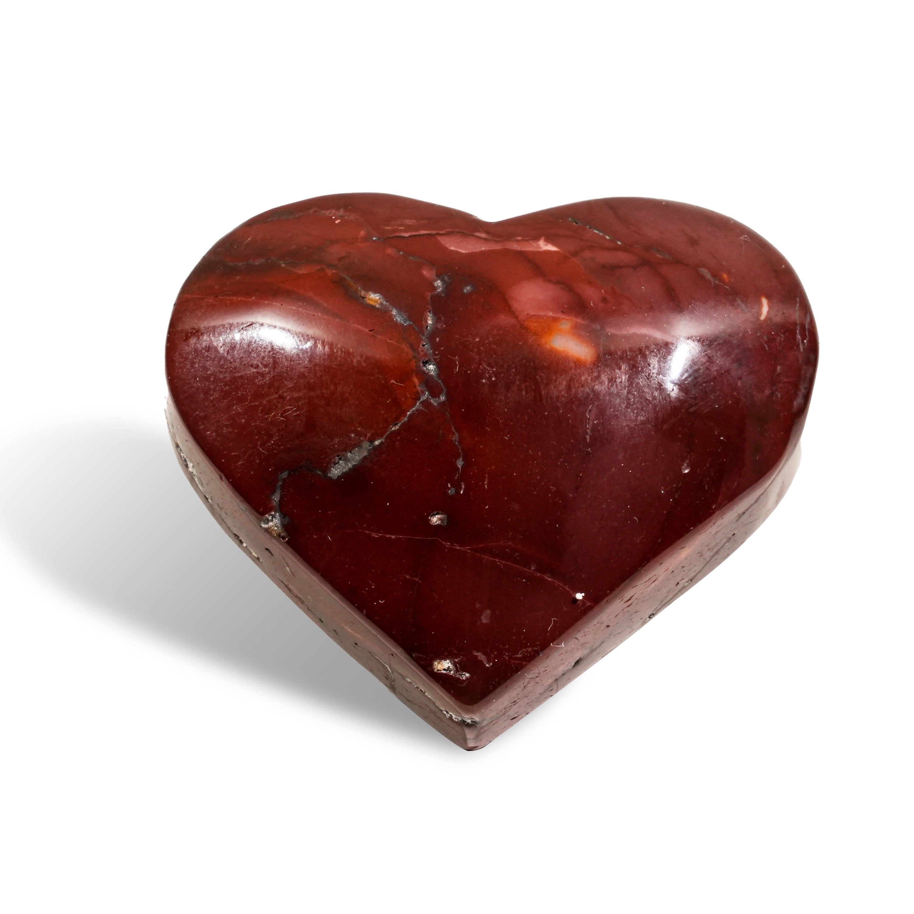 Mookaite Jasper Heart-Helmsman Crystal