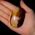 Mookaite Jasper Palm Stone-Helmsman Crystal