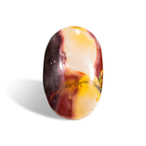 Mookaite Jasper Palm Stone-Helmsman Crystal