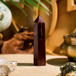 Mookaite Jasper Point-Helmsman Crystal