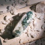 Moss Agate Double Terminated Point-Helmsman Crystal