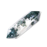 Moss Agate Double Terminated Point-Helmsman Crystal