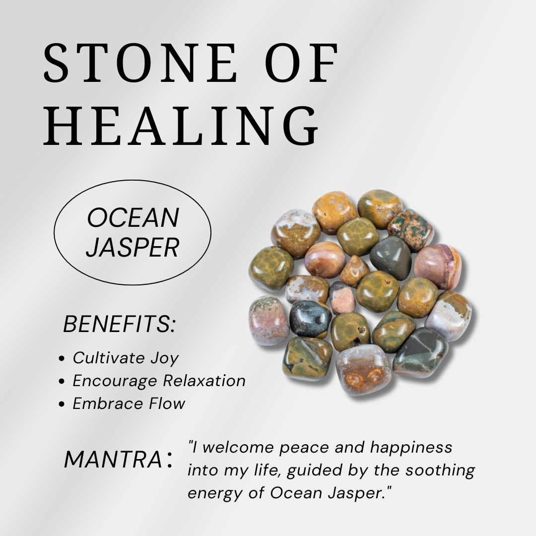 Ocean Jasper Palm Stone-Helmsman Crystal