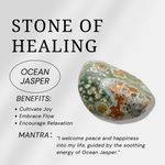 Ocean Jasper Skull-Helmsman Crystal