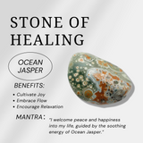 Ocean Jasper Skull-Helmsman Crystal