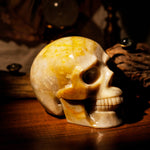 Ocean Jasper Skull-Helmsman Crystal