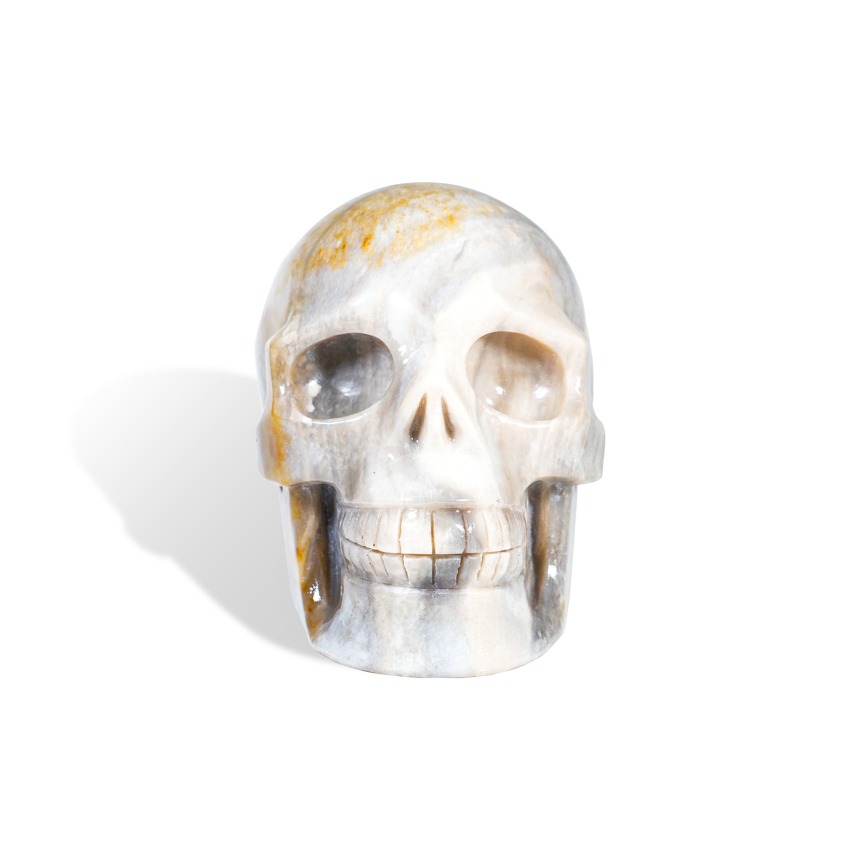 Ocean Jasper Skull-Helmsman Crystal
