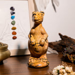Picture Jasper Kangaroo Carving-Helmsman Crystal
