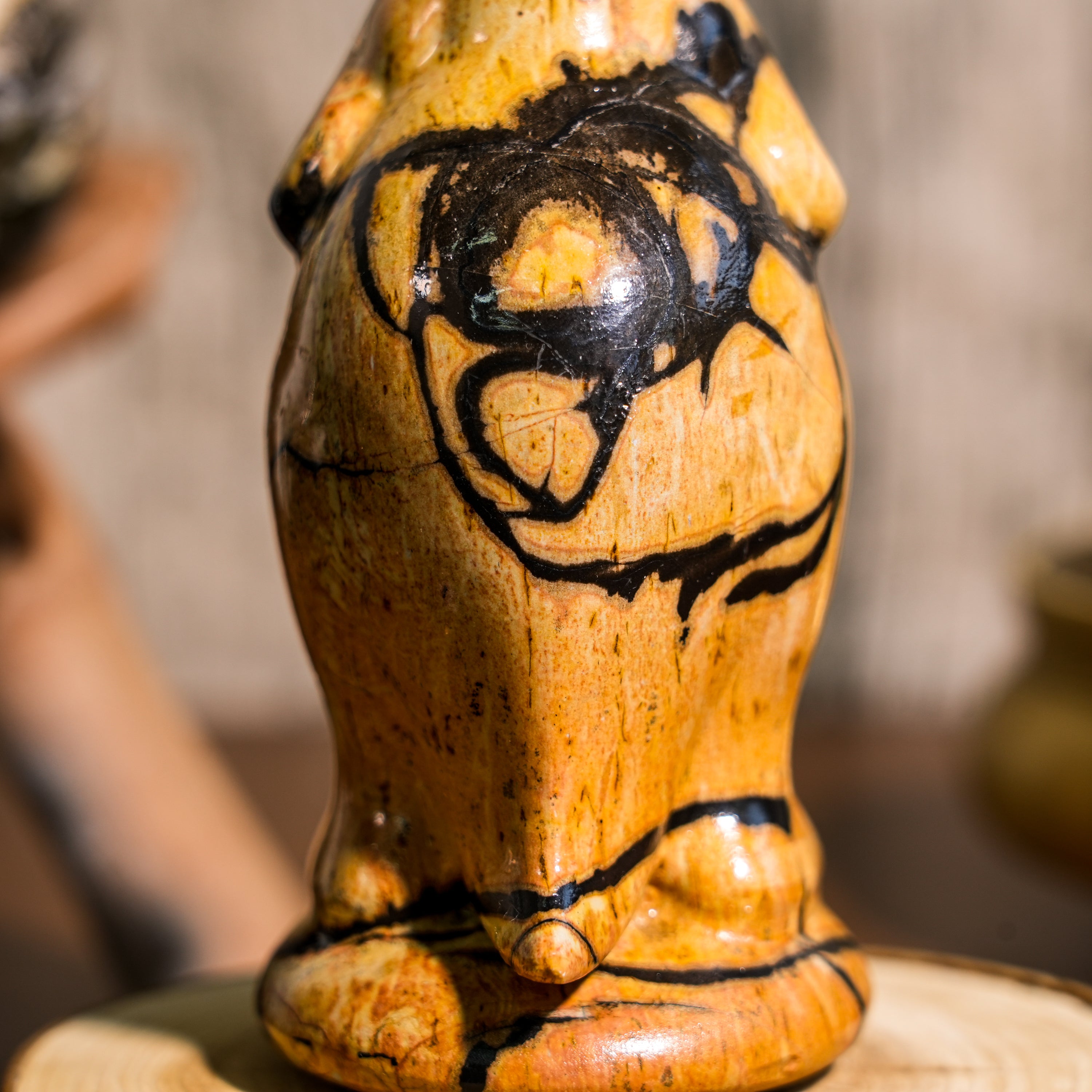 Picture Jasper Kangaroo Carving-Helmsman Crystal