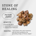 Picture Jasper Kangaroo Carving-Helmsman Crystal