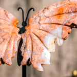 Pink Agate Butterfly Ornament-Helmsman Crystal