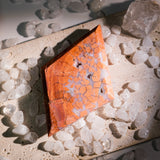 Pink Agate Diamond Ornament-Helmsman Crystal