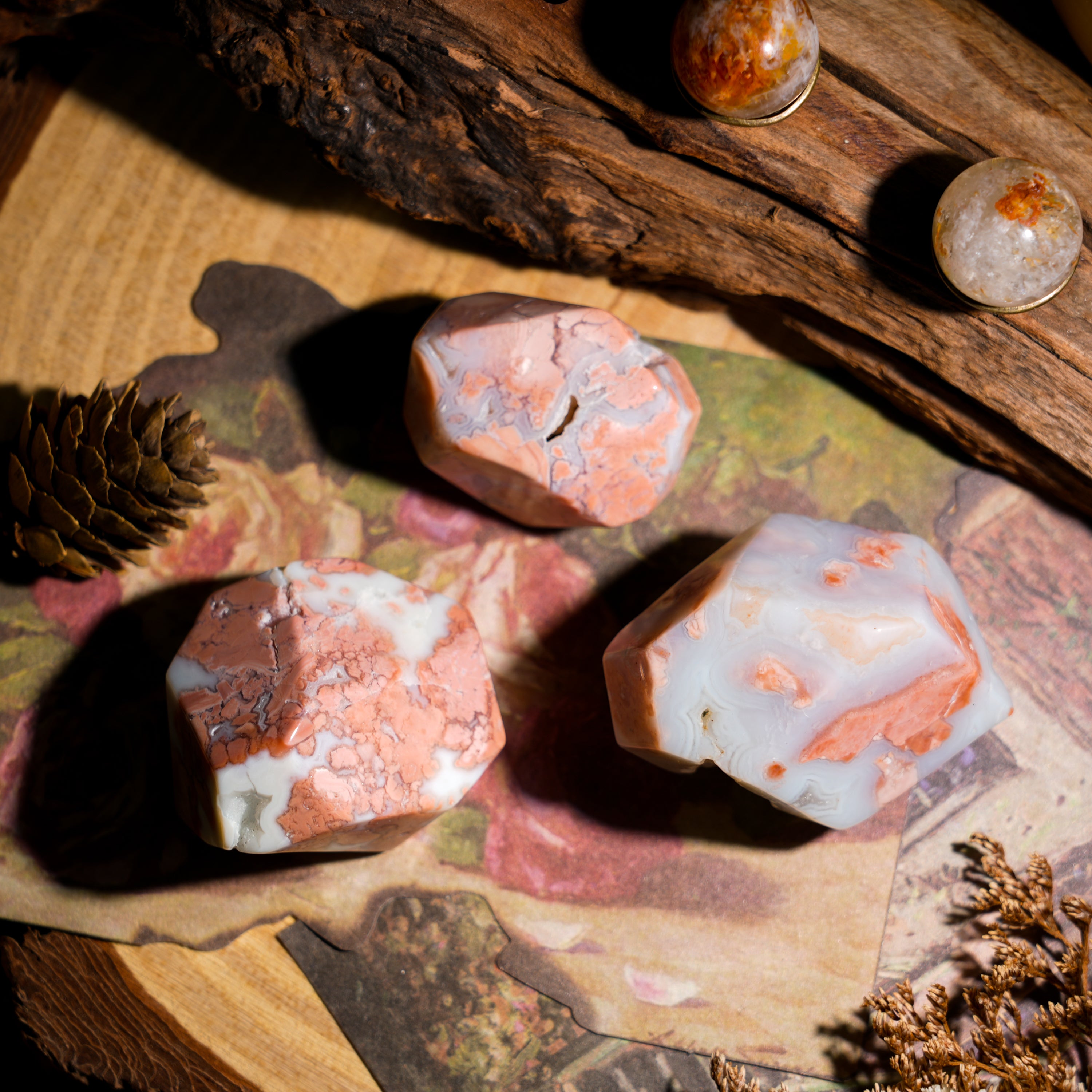 Pink Agate Freeform-Helmsman Crystal
