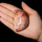 Pink Agate Moon-Helmsman Crystal