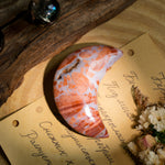 Pink Agate Moon-Helmsman Crystal