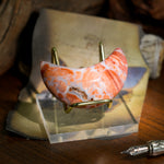 Pink Agate Moon-Helmsman Crystal