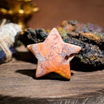 Pink Agate Pentagram-Helmsman Crystal