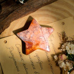 Pink Agate Pentagram-Helmsman Crystal