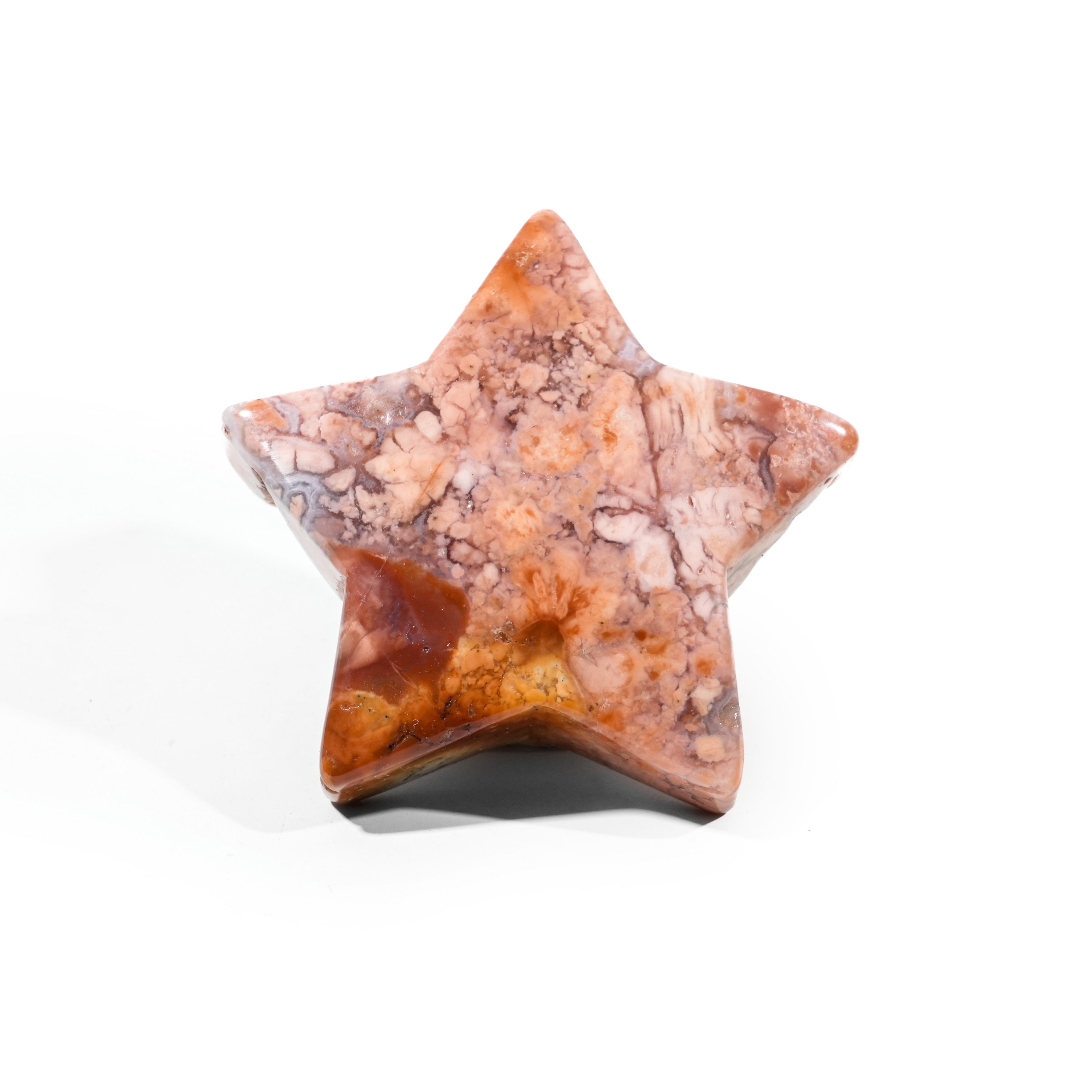 Pink Agate Pentagram-Helmsman Crystal