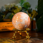 Pink Agate Sphere-Helmsman Crystal