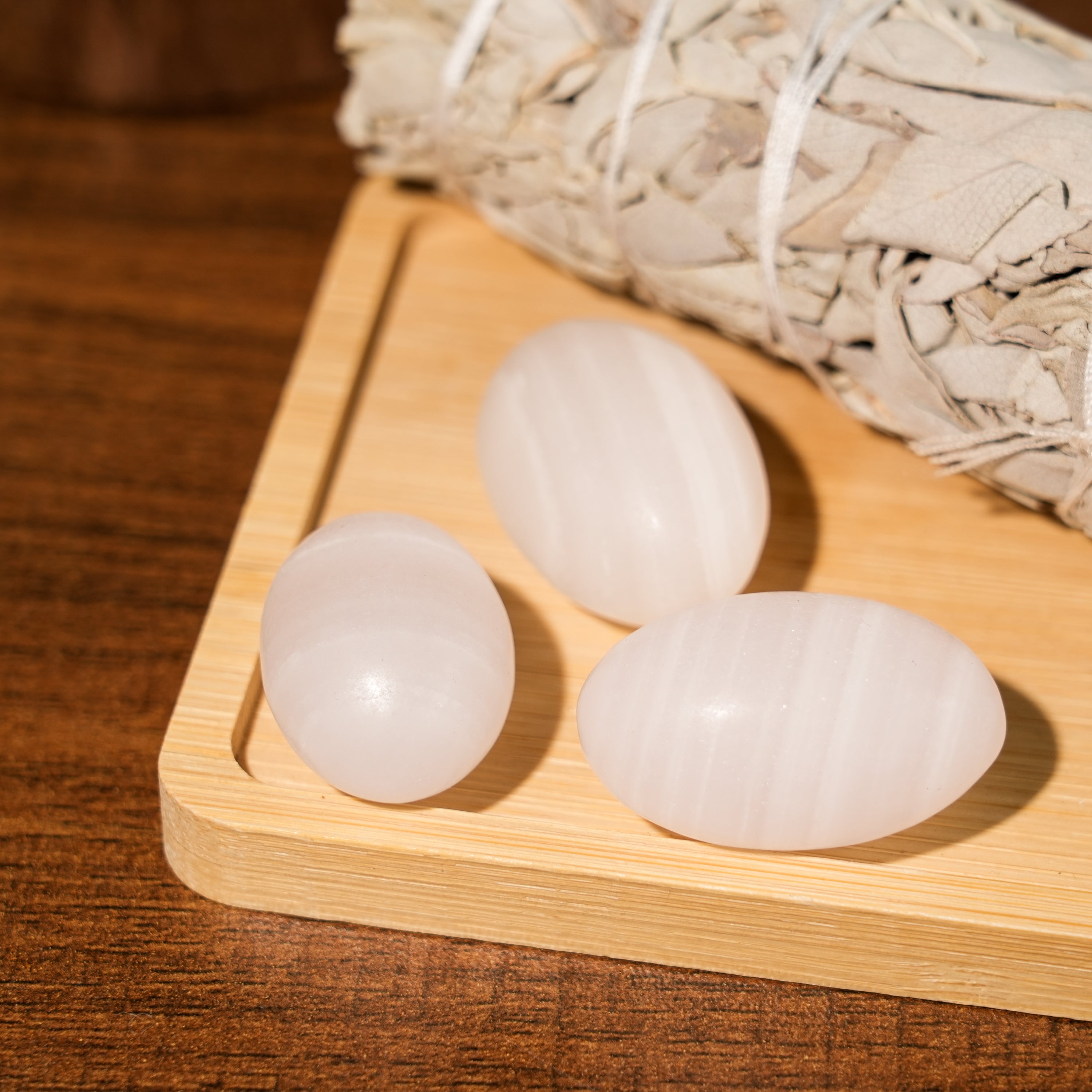 Pink Jade Tumbled Stone Set-Helmsman Crystal