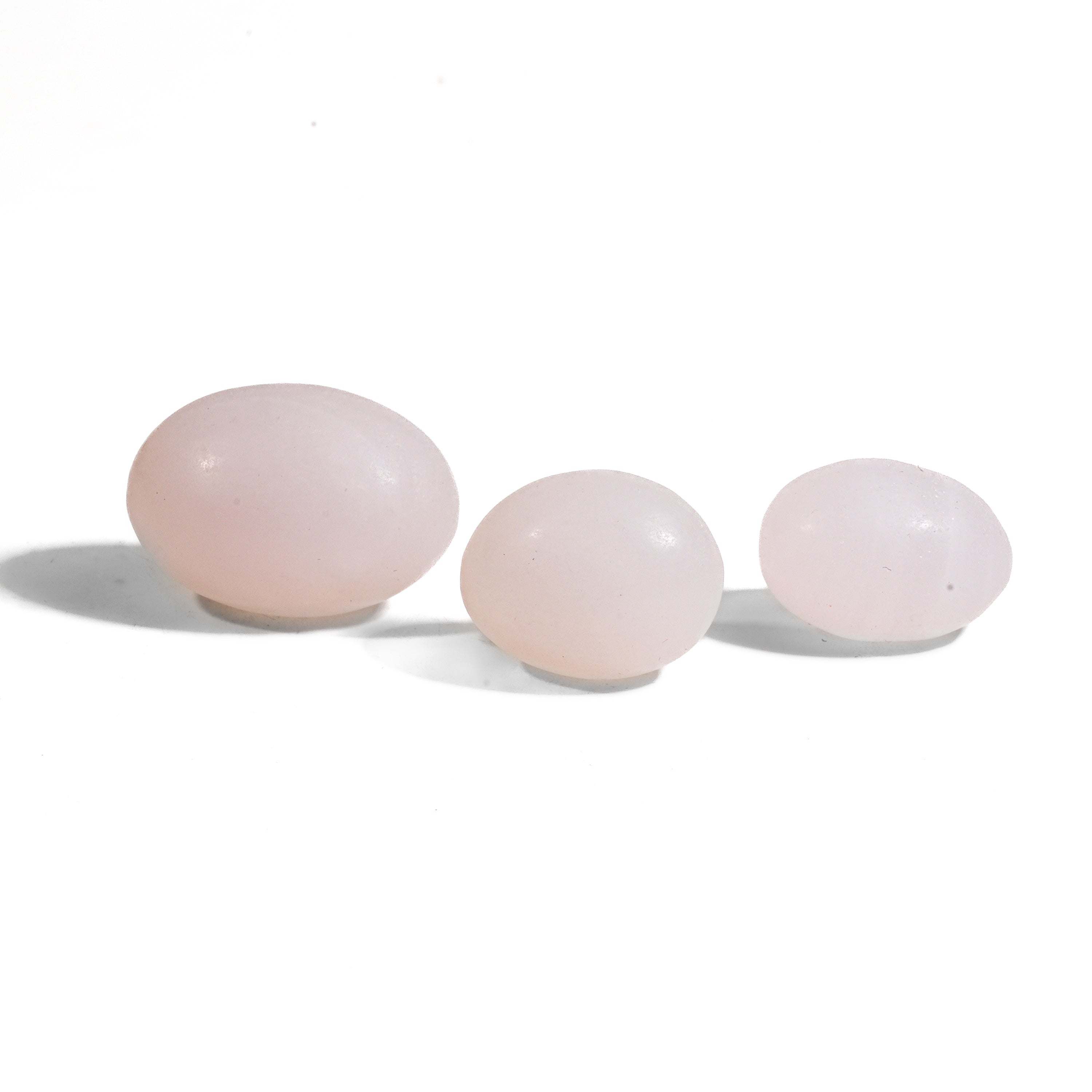 Pink Jade Tumbled Stone Set-Helmsman Crystal