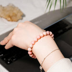 Pink Opal Bracelet-Helmsman Crystal