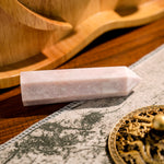 Pink Opal Point-Helmsman Crystal
