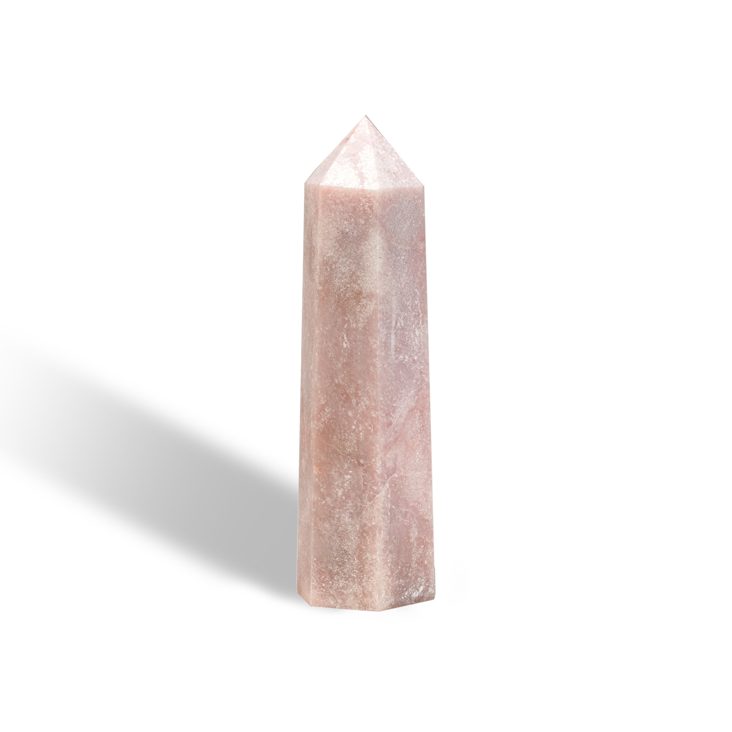Pink Opal Point-Helmsman Crystal