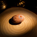 Pink Petal Agate Palm Stone-Helmsman Crystal