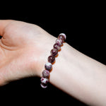 Plum Blossom Tourmaline Bracelet-Helmsman Crystal