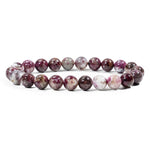 Plum Blossom Tourmaline Bracelet-Helmsman Crystal