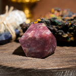 Plum Blossom Tourmaline Freeform-Helmsman Crystal