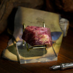 Plum Blossom Tourmaline Freeform-Helmsman Crystal