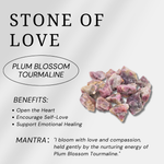 Plum Blossom Tourmaline Freeform-Helmsman Crystal
