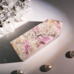Plum Blossom Tourmaline Tower-Helmsman Crystal