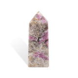Plum Blossom Tourmaline Tower-Helmsman Crystal