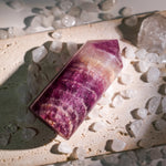 Purple Fluorite Point-Helmsman Crystal